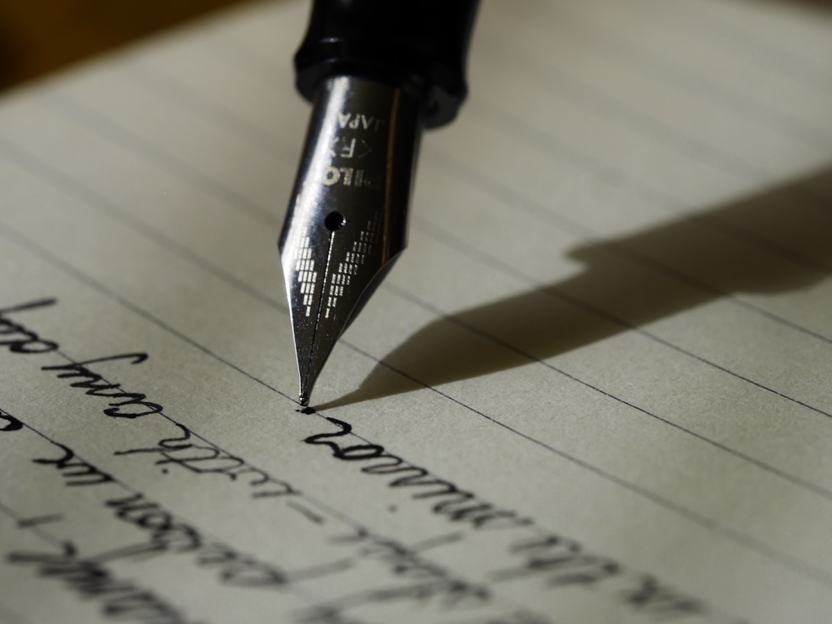 Organized documents on desk